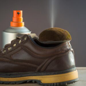 Spray for shoes from the fungus